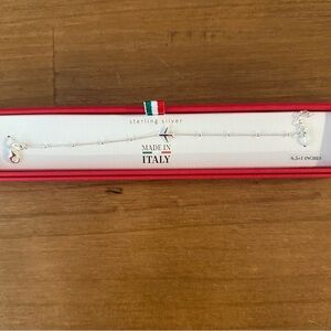 Mia Fiore Sterling Silver Airplane Bracelet